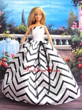 New Beautiful Handmade Party Clothes Fashion Dress For Noble Quinceanera Babidf057for