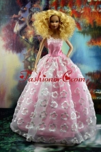 New Embroidery And A-line For Quinceanera Doll Dress Babidf183for