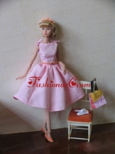 New Fashion Princess Pink Dress Gown For Quinceanera Doll Babidf021for