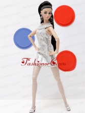 Popular Grey Holiday Dress With Sequins Made To Fit The Quinceanera Doll Babidf353for