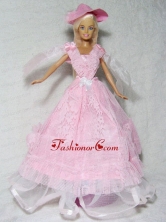 Pretty Pink Princess Dress Made To Fit The Quinceanera Doll Babidf329for