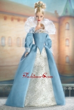 The Most Amazing Blue Dress With Long Sleeves For Quinceanera Doll Dress Babidf030for