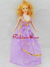 The Most Amazing Lilac Dress With Appliqes Made To Fit The Quinceanera Doll Babidf072for