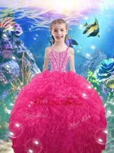 Pretty Straps Beading 2016 Little Girl Pageant Dresses LGDTA76001FOR