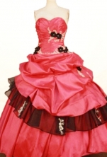 Beautiful Ball Gown Sweetheart Floor-length Appliques Quinceanera Dresses Appliques Style FA-Z-0339