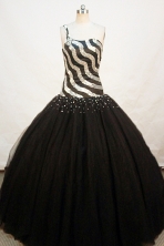 Gorgeous Ball gown One shoulder neck Floor-length Quinceanera Dresses Style FA-W-266