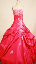 Popular Ball gown Strapless Floor-length Quinceanera Dresses Style FA-W-276