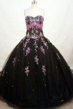 Popular Ball gown Sweetheart Floor-length Quinceanera Dresses Style FA-W-273