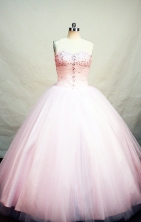 WinterLovely Ball gown Strapless Floor-length Quinceanera Dresses Style FA-W-236
