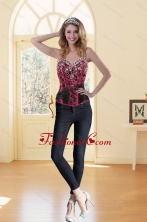2015 Spring Discount Beading Multi-Color Corset for Sweet 16 XFNAOA16TZCFOR