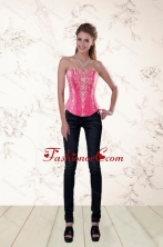 Famous Sweetheart Corset in Organza with Appliques  XFNAO060TZDFOR
