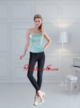 Flirting Beading Corset in Aqual Blue XFNAO5825TZCFOR