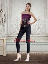 The Super Hot Strapless 2015 Prom Corset with Embroidery QDZY027TZDFOR