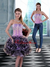 2015 Detachable Strapless Prom Skirts with Appliques and Ruffles XFNAO5744TZB1FOR