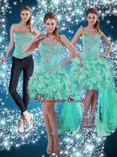 Apple Green Sweetheart Beading Detachable Prom Skirts for 2015 ZY791TZB1FOR