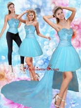Detachable High Low Sweetheart Beading Prom Skirts QDZY735TZB1FOR