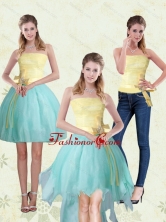 Detachable Strapless High Low 2015 Prom Skirts with Bowknot MLXNHY05TZB1FOR