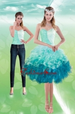 Detachable  Sweetheart Multi Color 2015 Prom Skirts with Beading and Ruffles XFNAO5640TZB1FOR