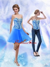 2015 Detachable Short Royal Blue Prom Dresses with Embroidery SJQDDT32004FOR