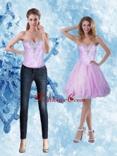 Detachable Beading and Appliques Sweetheart Prom Dresses for 2015 SJQDDT1004FOR