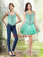Detachable Beading and Ruffles Apple Green Prom Dresses SJQDDT30004FOR