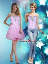 Detachable Beading and Ruffles Sweetheart Prom Dresses for 2015 SJQDDT5004FOR