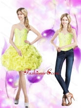 Elegant Ball Gown Prom Dresses with Beading and Rolling Flowers SJQDDT53004FOR