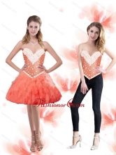 Light Sweetheart Prom Dresses with Beading and Ruffles SJQDDT83004FOR