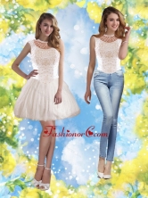 Lovely Ball Gown Prom Dresses with Beading in White for 2015 SJQDDT46004FOR