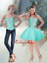 Modern 2015 A Line Tulle Mini Length Prom Dress with BeadingModern 2015 A Line Tulle Mini Length Prom Dress with Beading SJQDDT68004FOR