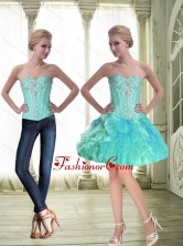 Sturning Sweetheart Lace Up Beaded Prom Dress with Mini Length SJQDDT55004FOR