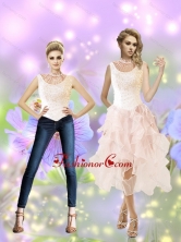 Wonderful Short 2015 Prom Dresses with Beading and Ruffles SJQDDT47004FOR