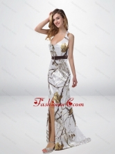 Classical Column Halter Top Camo Prom Dresses with Sashes CMPD029FOR
