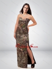Discount Column Sweetheart Camo Prom Dress with High Slit CMPD006FOR