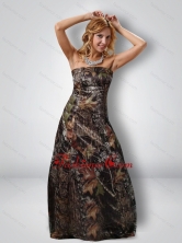 Fashionable 2015 Column Strapless Camo Prom Dresses in Multi Color CMPD058FOR