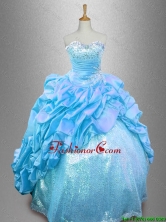 Classical Sequins and Pick Ups Sweet 16 Gowns for 2016 SWQD039-1FOR