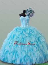 Elegant Beading Sweetheart Quinceanera Dresses for 2015 Fall SWQD015FOR