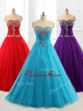 Lovely A Line Sweetheart Quinceanera Dresses with Beading for 2016SWQD060FOR