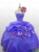 Luxurious Beaded and Paillette Quinceanera Dresses with Ruffled Layers for 2015 Fall SWQD010-8FOR