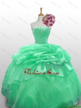 2015 Fall Beautiful Strapless Quinceanera Dresses with Appliques SWQD010-6FOR