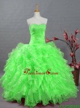 2015 Fall New Style Quinceanera Dresses with Beading and Ruffles SWQD002-6FOR