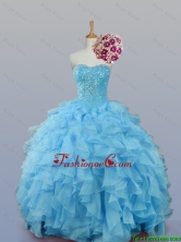 2015 Fall Pretty Sweetheart Quinceanera Dresses with Ruffles SWQD007-2FOR
