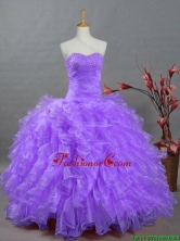 2015 Summer New Style Ball Gown Sweetheart Beading Quinceanera Dresses SWQD002-11FOR