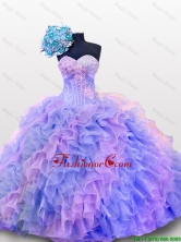 2016 Fall Elegant Beaded and Sequins Sweetheart Quinceanera Dresses SWQD012-2FOR