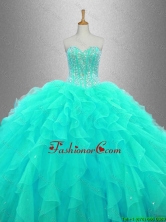 Ball Gown Elegant Sweet 16 Dresses with Beading and Ruffles SWQD033-1FOR