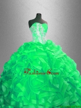 Classical Ball Gown Sweet 16 Dresses with Beading and Ruffles