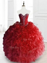 Exquisite Ball Gown Sweet 16 Gowns with Beading and RufflesSWQD066-2FOR