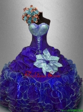 Hot Sale Ball Gown Sweet 16 Dresses with Sequins and Ruffles SWQD031-3FOR