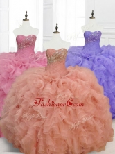 Low Price Ball Gown Sweetheart Quinceanera Dresses with Beading SWQD068FOR