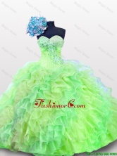 New Arrival 2016 Summer Quinceanera Dresses with Sequins and Ruffles SWQD012-9FOR